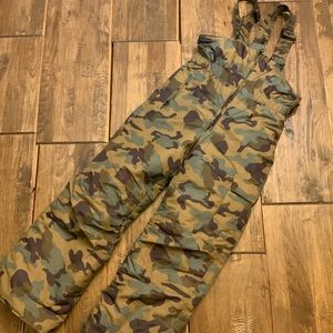 Pulse Kids Green and Brown Camouflage Overalls